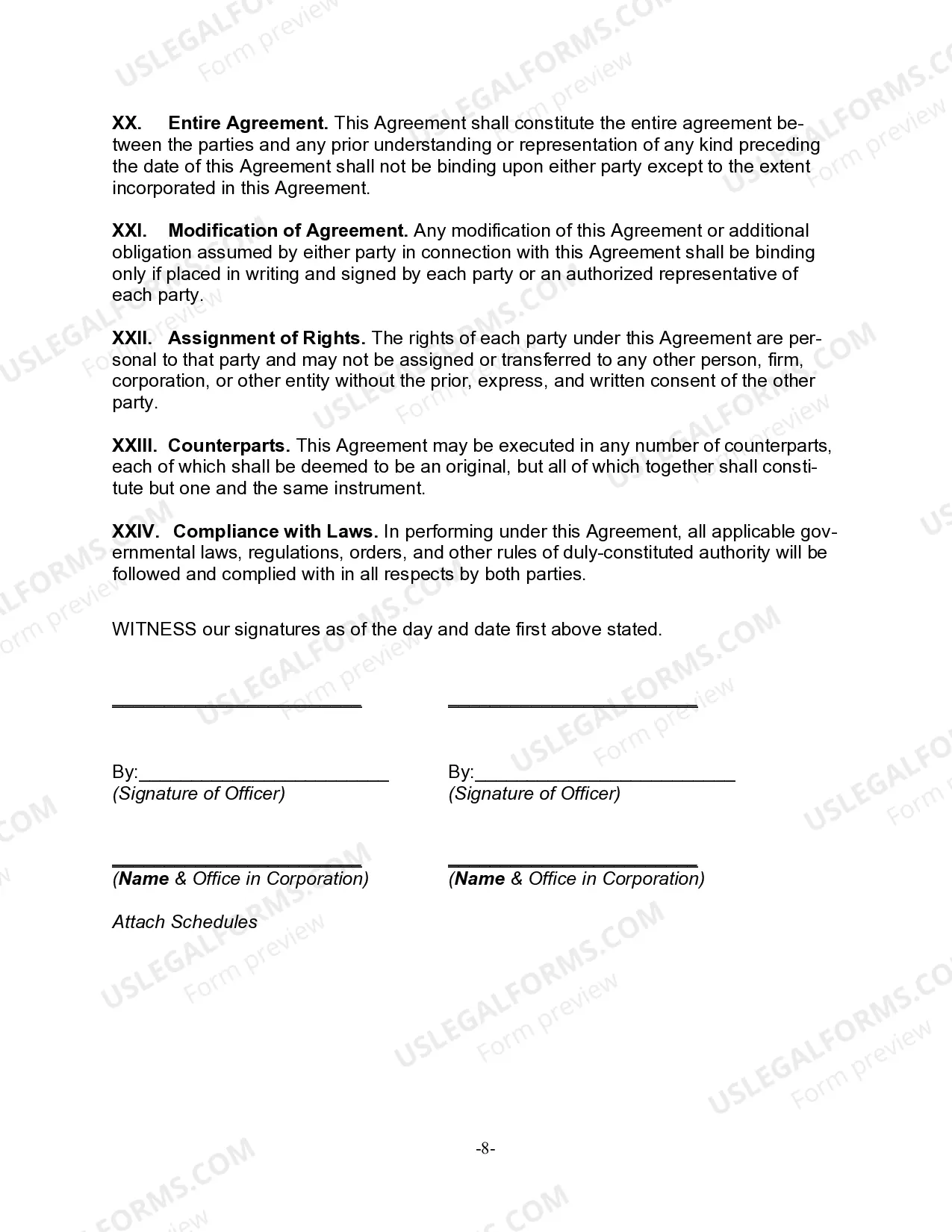 Preview Trademark License Agreement for a Software Product in Word Processing Program in Education