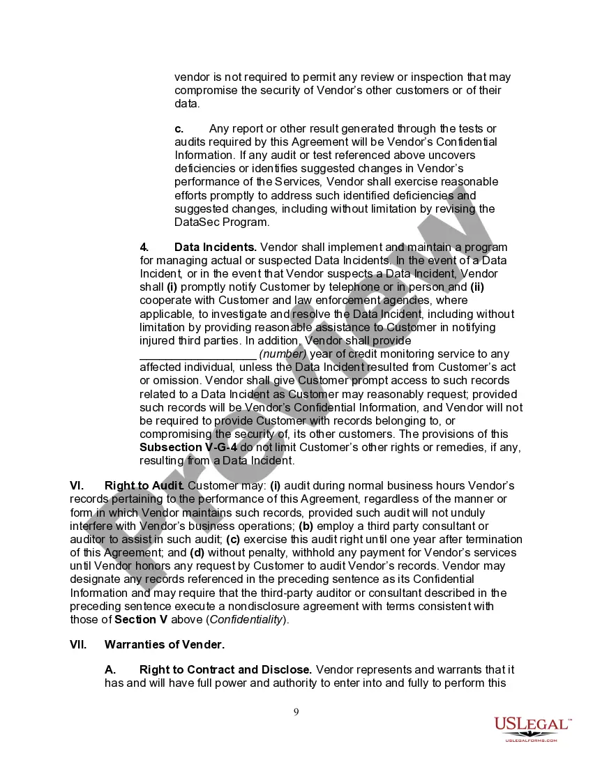 Preview Information Technology Master Agreement