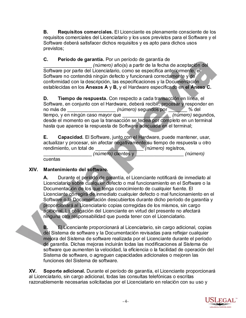 Preview Acuerdo de licencia de software orientado al usuario