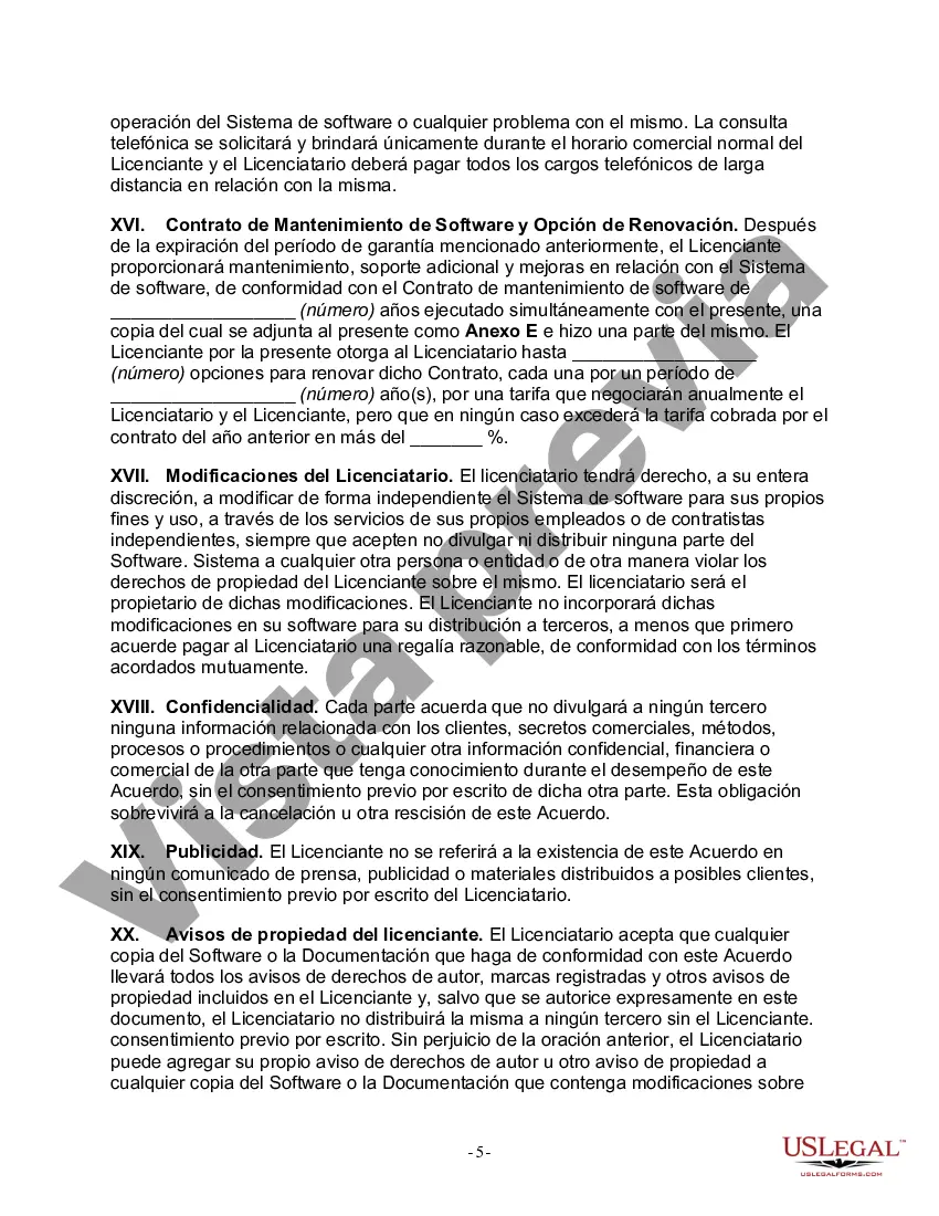 Preview Acuerdo de licencia de software orientado al usuario