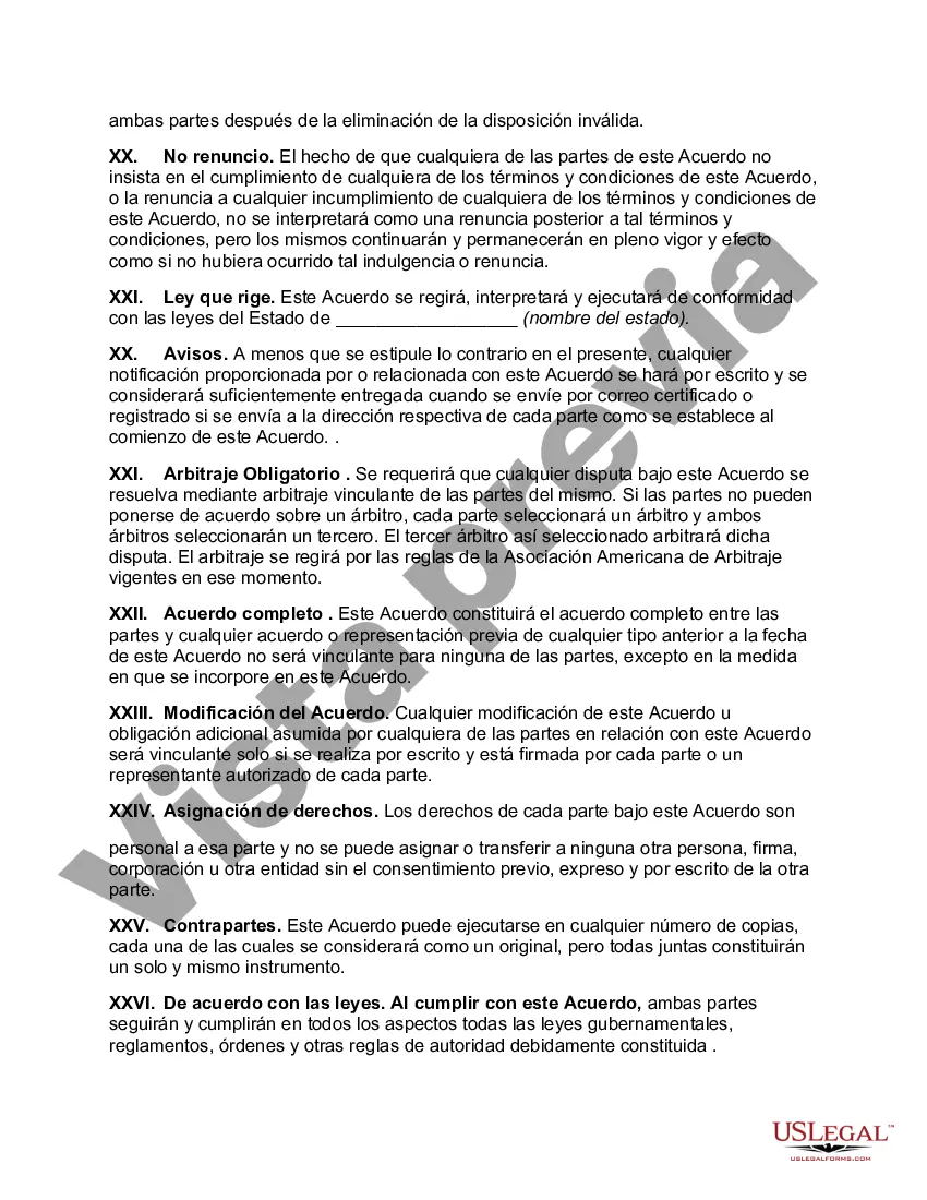 Preview Acuerdo de licencia de software orientado al proveedor