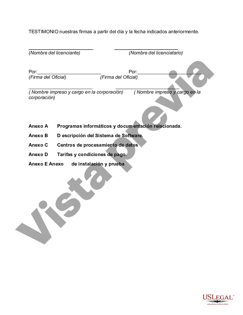 Preview Acuerdo de licencia de software orientado al proveedor