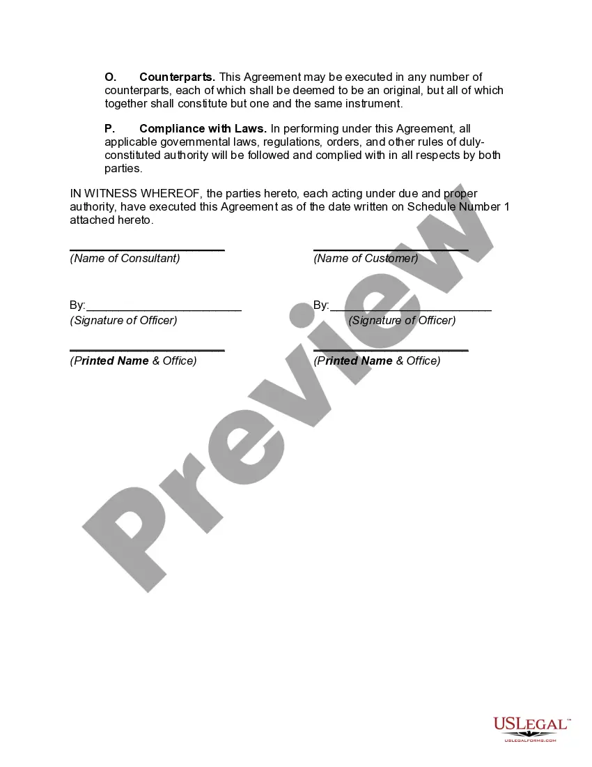 Get Customer Oriented Standard Agreement for Consulting Services Preview Customer Oriented Standard Agreement for Consulting Services