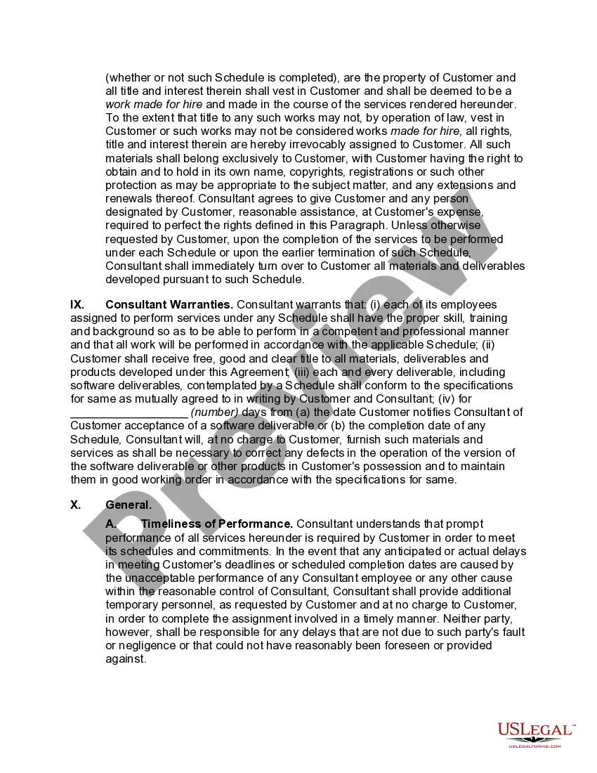 Get Customer Oriented Standard Agreement for Consulting Services Preview Customer Oriented Standard Agreement for Consulting Services
