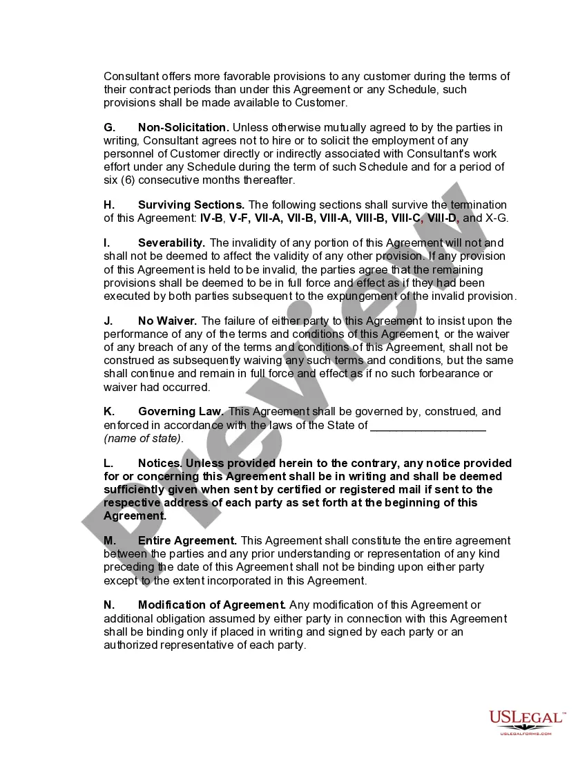 Get Customer Oriented Standard Agreement for Consulting Services Preview Customer Oriented Standard Agreement for Consulting Services