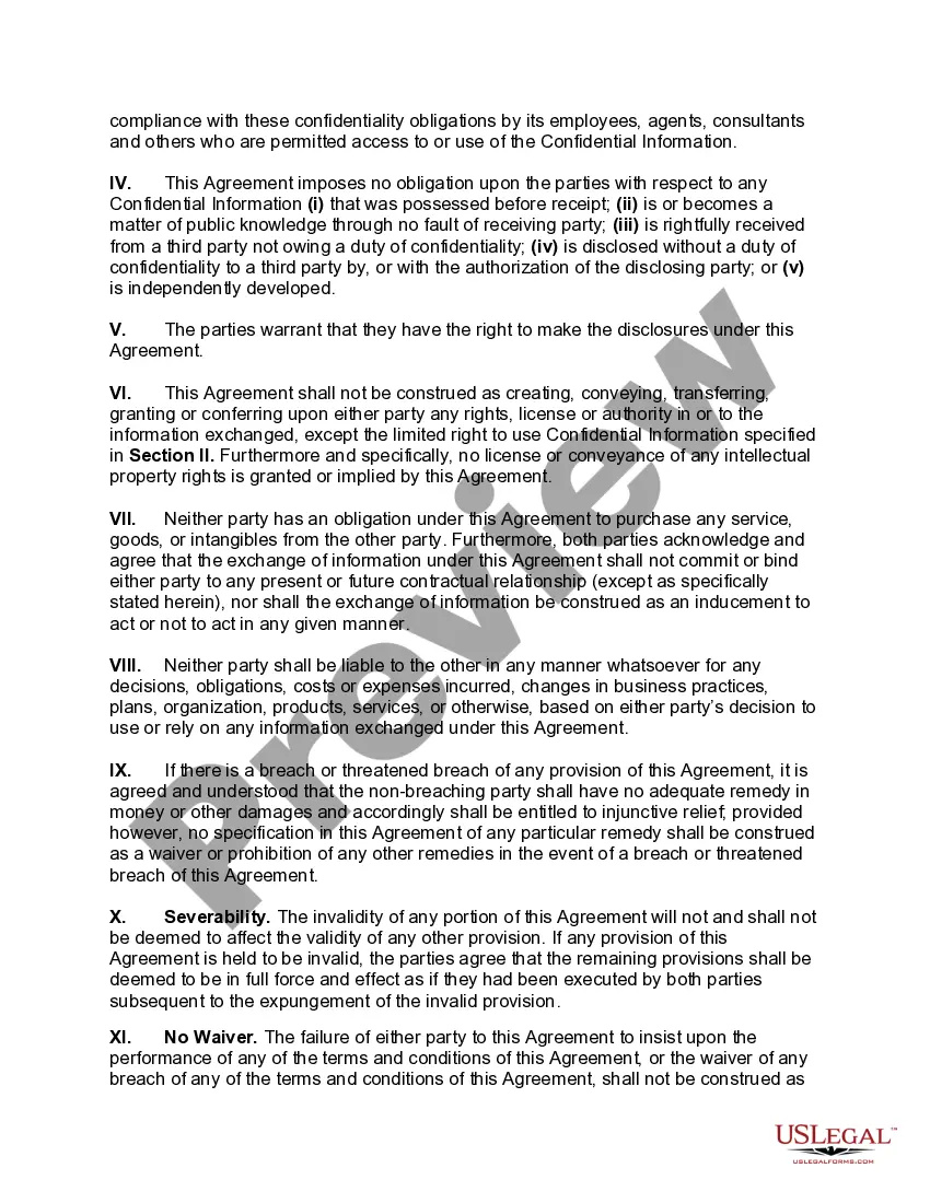 Get Mutual Non-Disclosure Agreement Dealing with Technical and Business Information Preview Mutual Non-Disclosure Agreement Dealing with Technical and Business Information