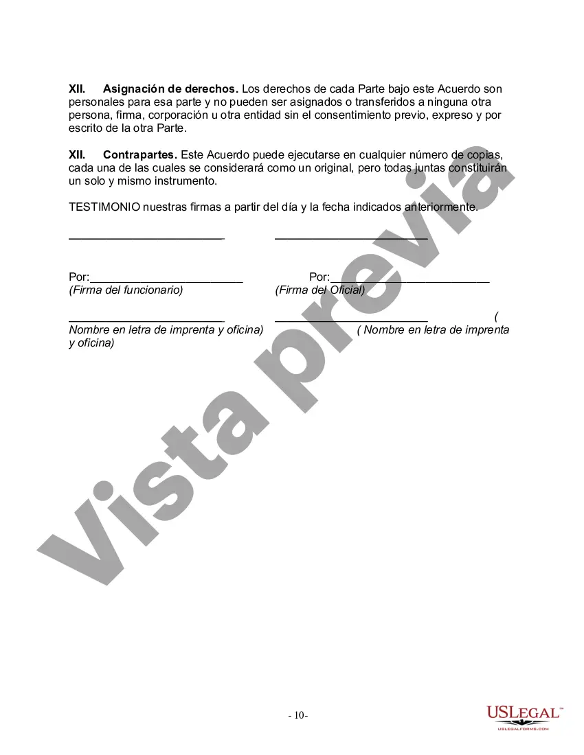 Preview Acuerdo de distribución y licencia de software