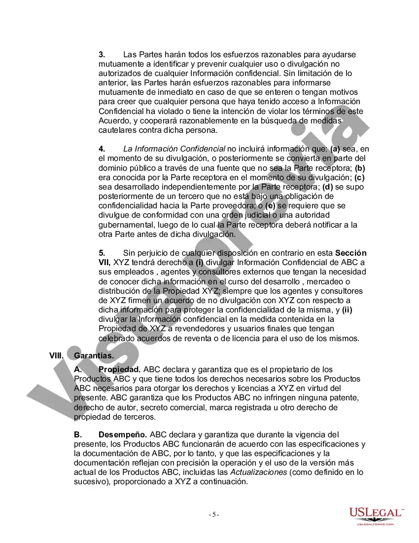 Preview Acuerdo de distribución y licencia de software