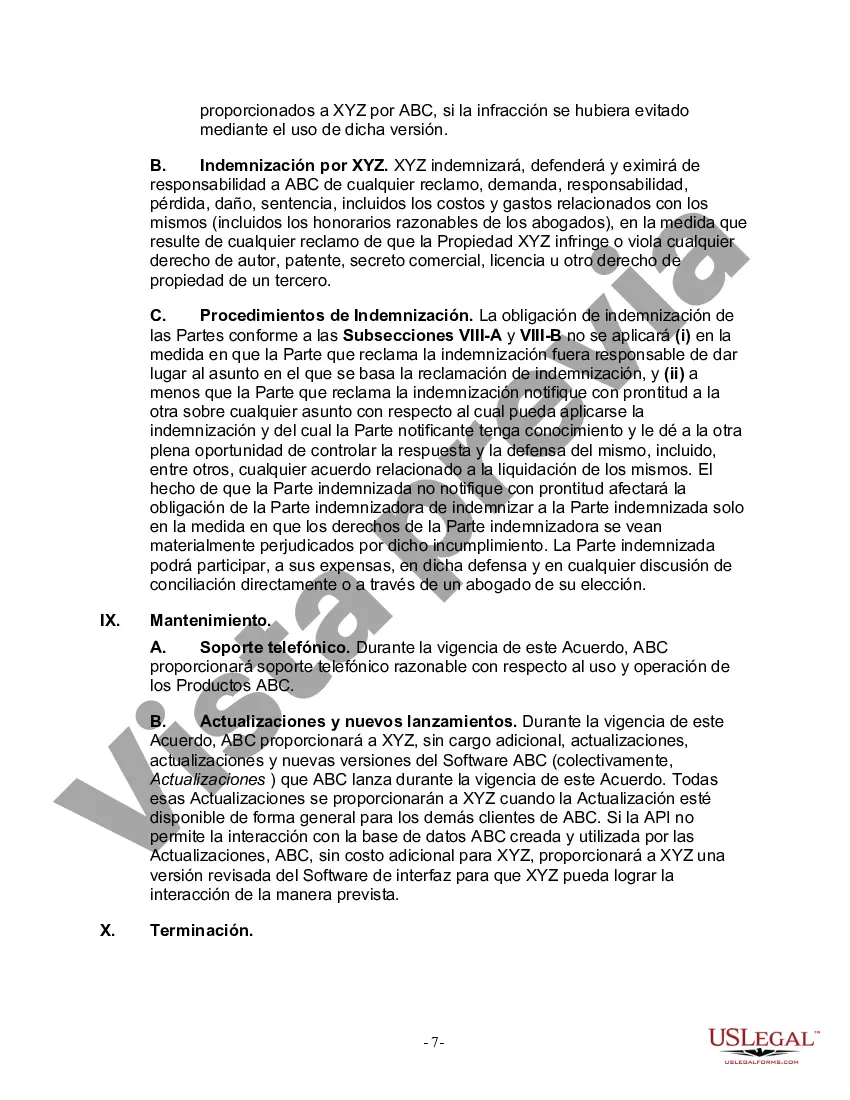 Preview Acuerdo de distribución y licencia de software