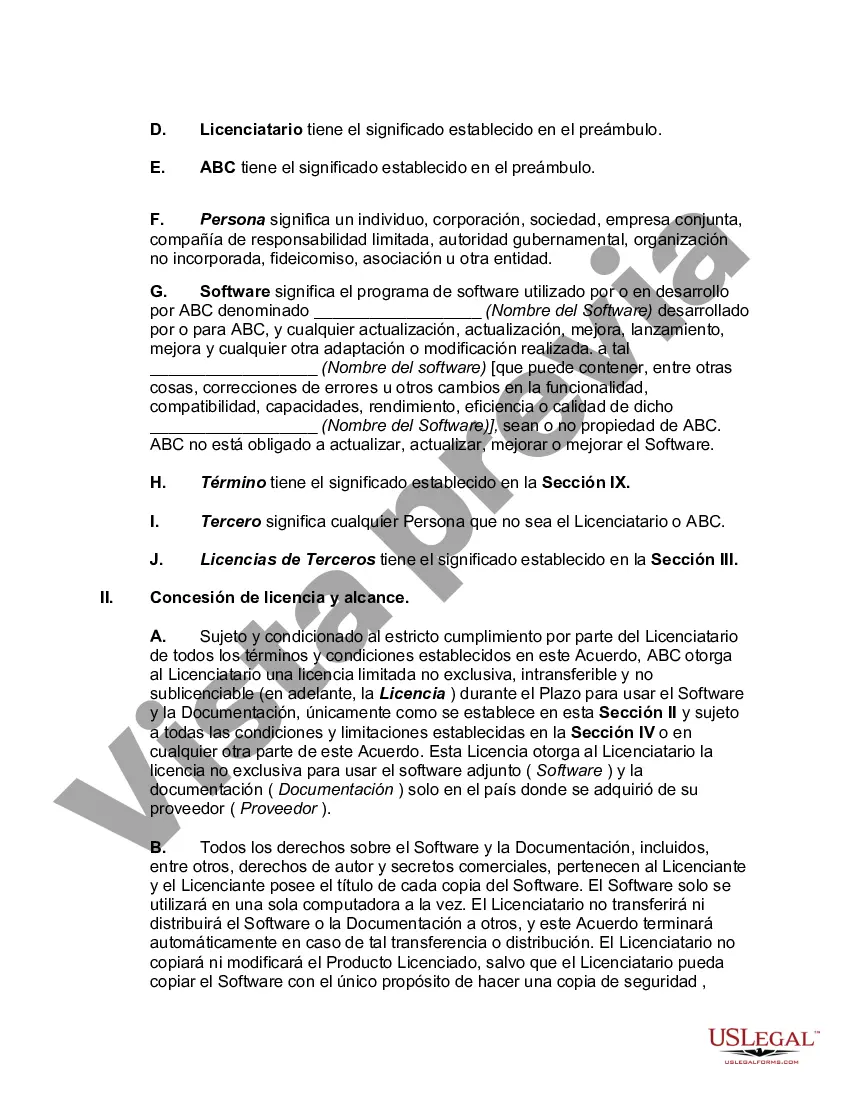 Preview Acuerdo de licencia de software de usuario final de envoltura retráctil