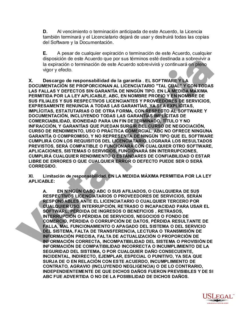 Preview Acuerdo de licencia de software de usuario final de envoltura retráctil