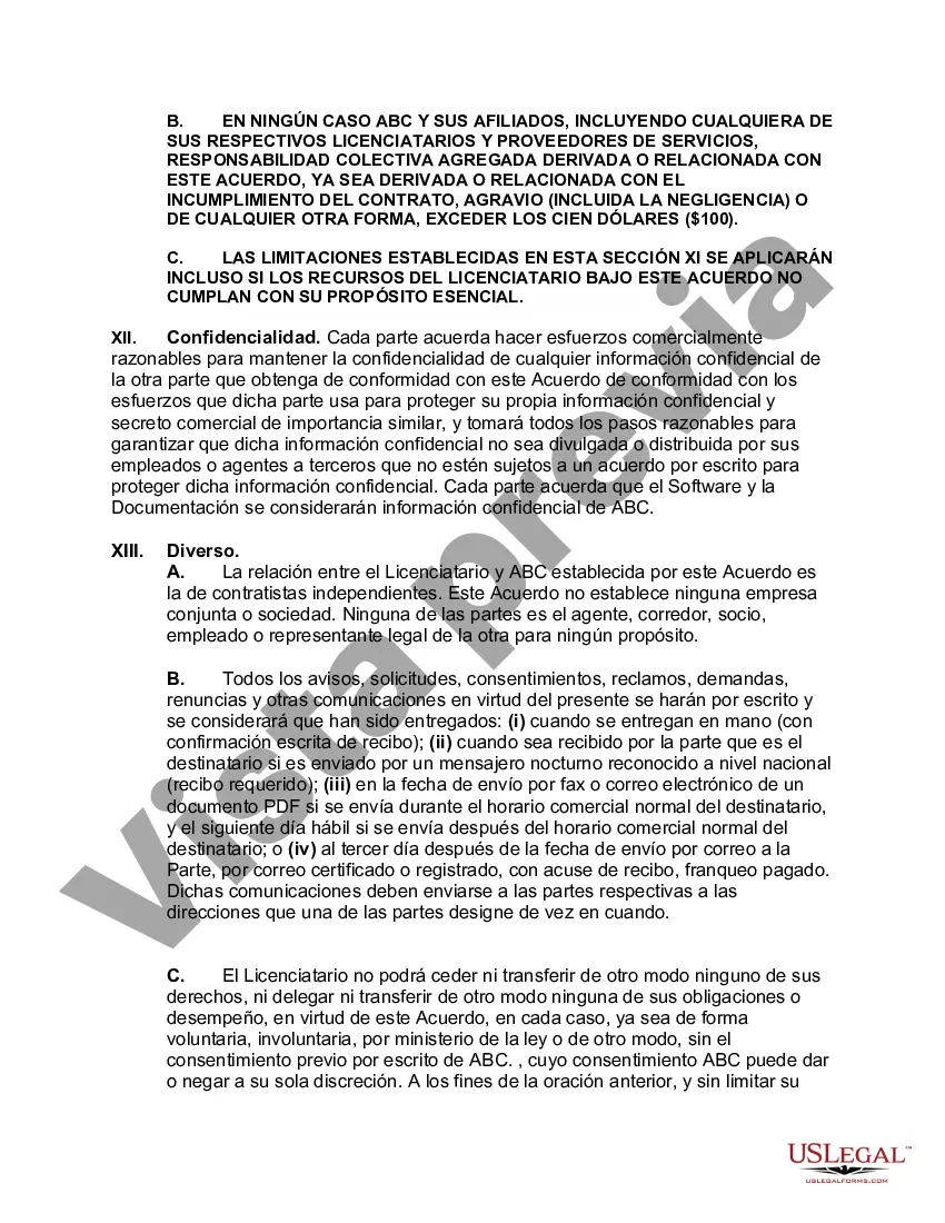 Preview Acuerdo de licencia de software de usuario final de envoltura retráctil