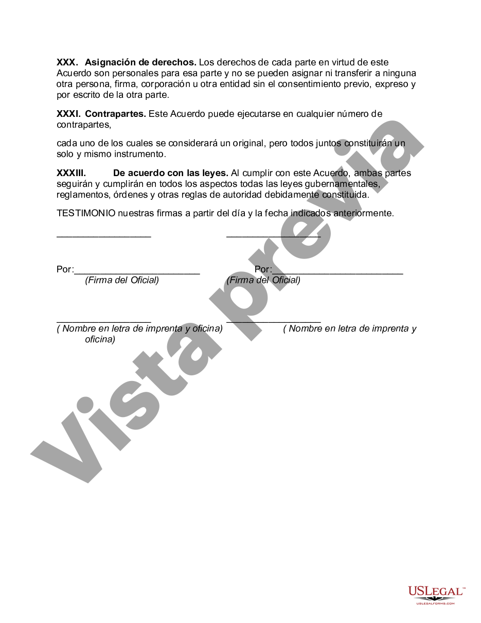 Acuerdo De Servicio De Tecnología De La Información Us Legal Forms 7547