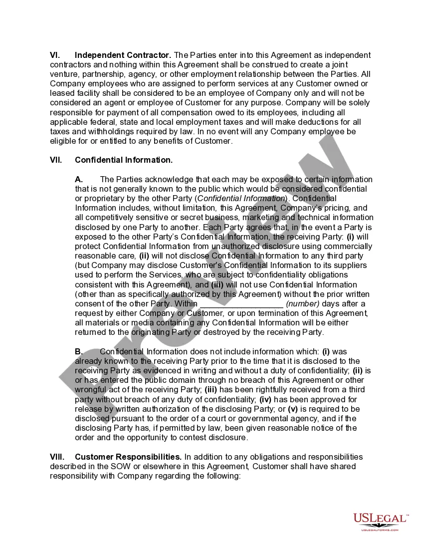 Get Information Technology Service Agreement Preview Information Technology Service Agreement
