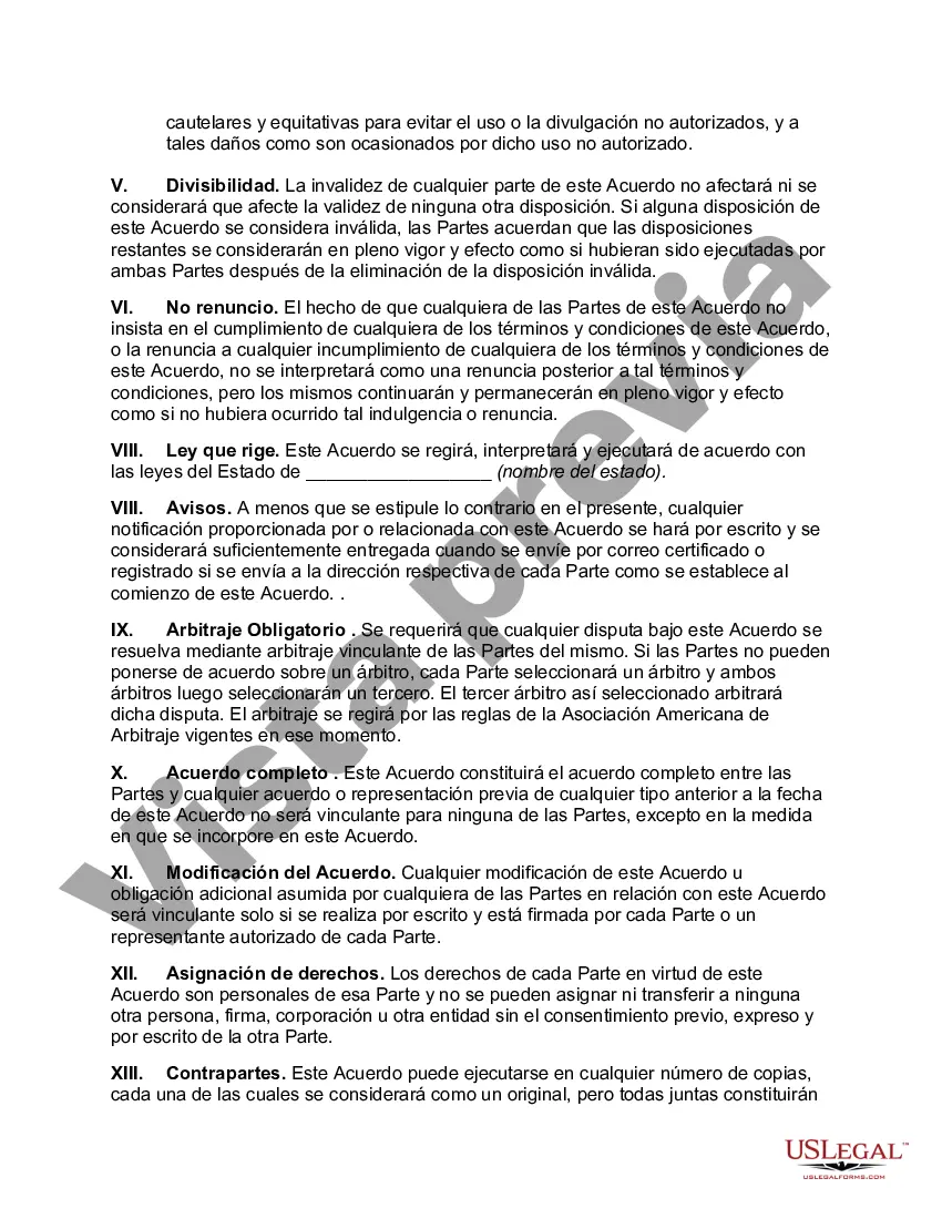 Preview Acuerdo de confidencialidad y no divulgación del consultor que cubre marcas registradas, secretos comerciales, programas informáticos, bases de datos, trabajos experimentales o de desarrollo y otra información confidencial
