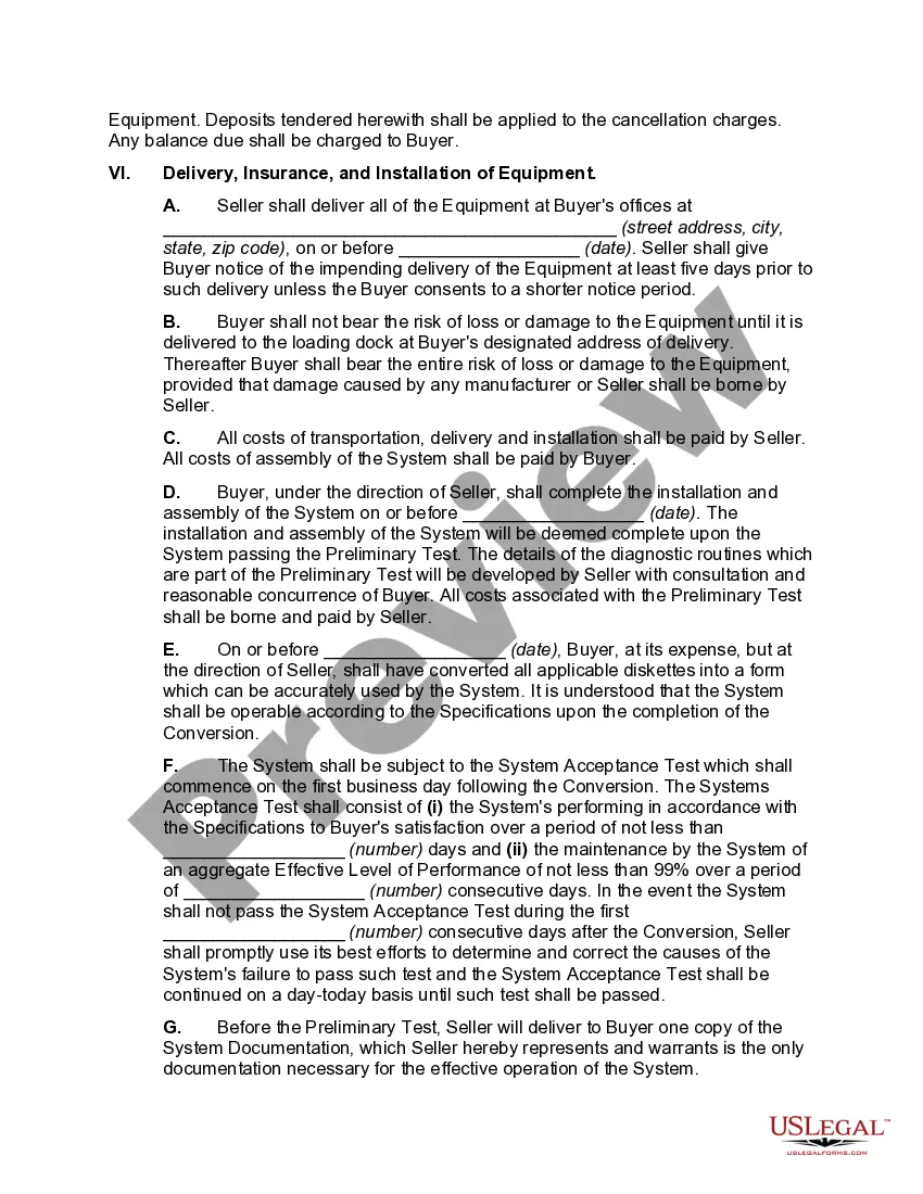 Get Checklist for Hardware Purchase Agreement Preview Checklist for Hardware Purchase Agreement