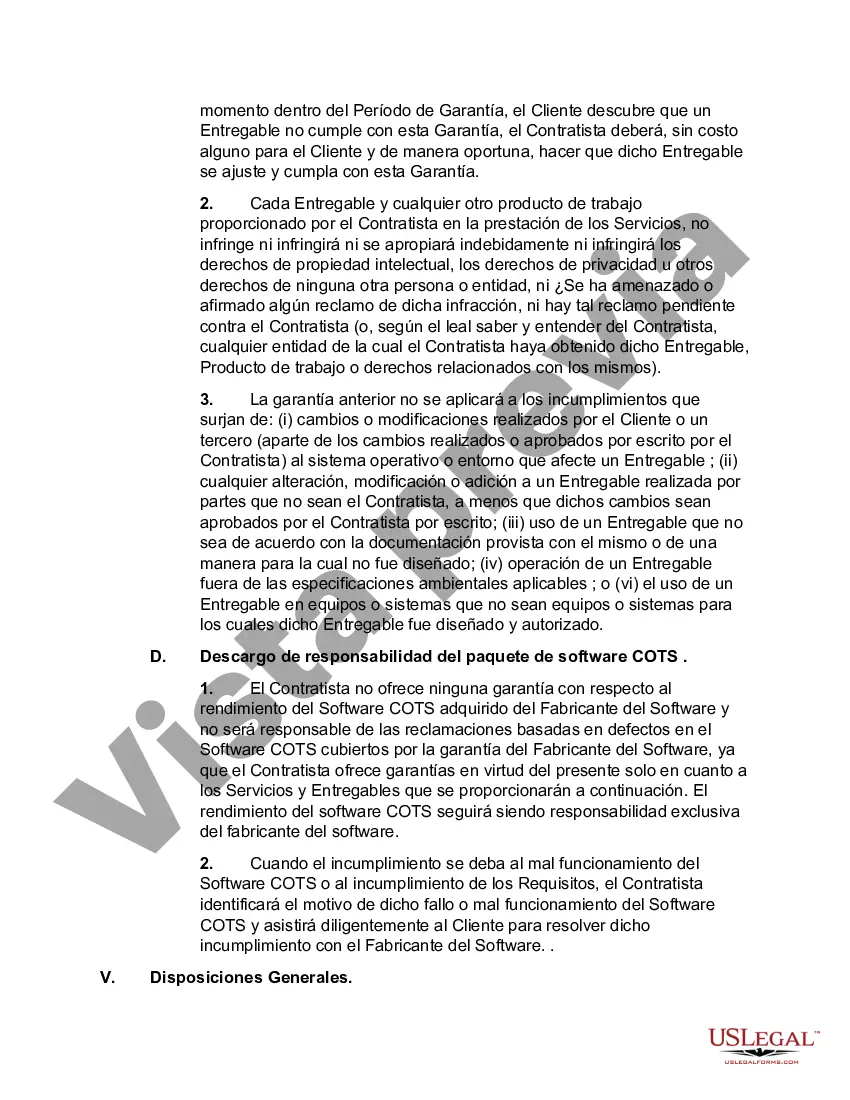 Preview Acuerdo de servicios de integración de sistemas