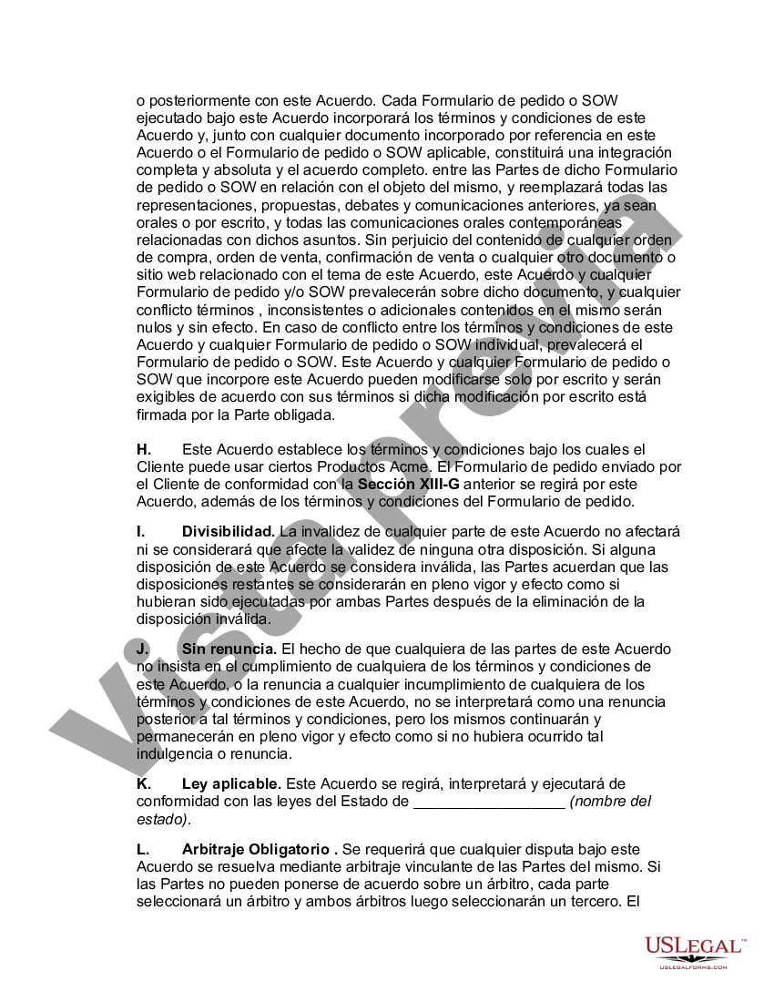 Preview Licencia maestra de software y contrato de servicio