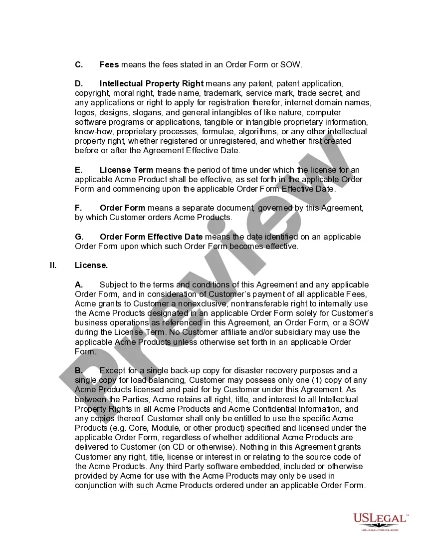 Get Master Software License and Service Agreement Preview Master Software License and Service Agreement