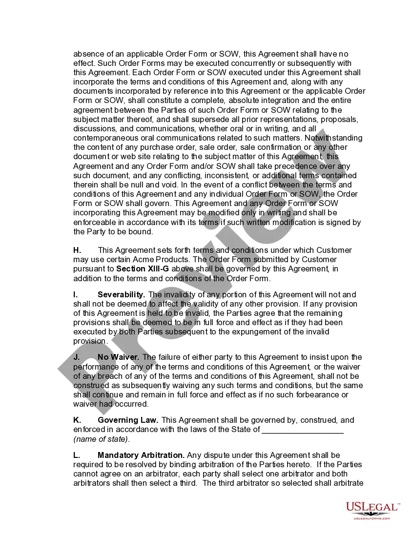 Get Master Software License and Service Agreement Preview Master Software License and Service Agreement