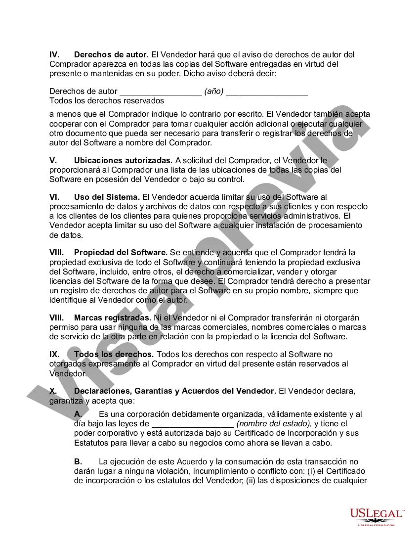 Preview Acuerdo de venta de software