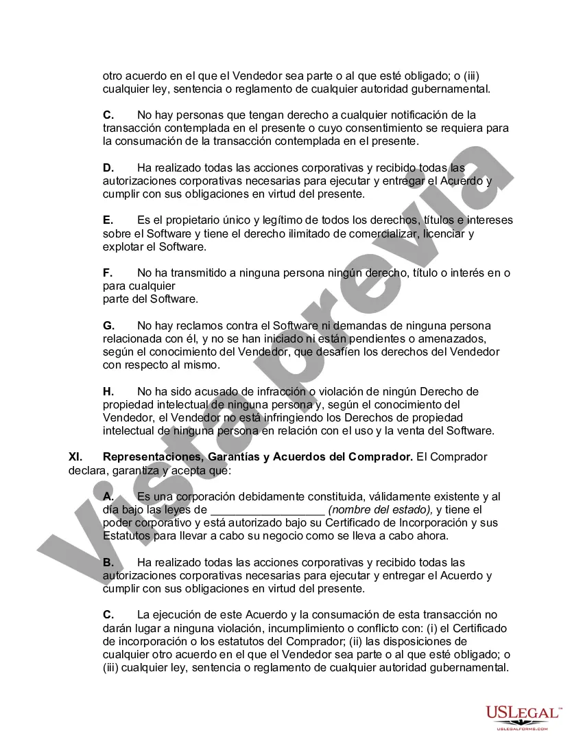 Preview Acuerdo de venta de software