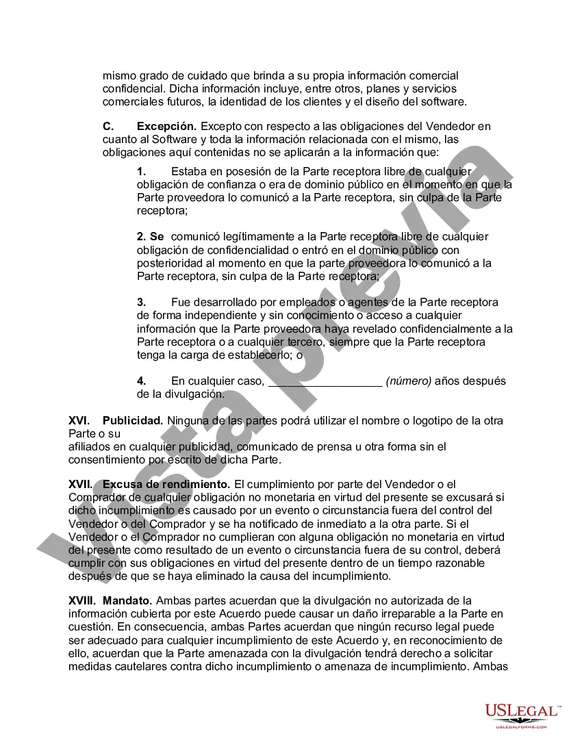 Preview Acuerdo de venta de software