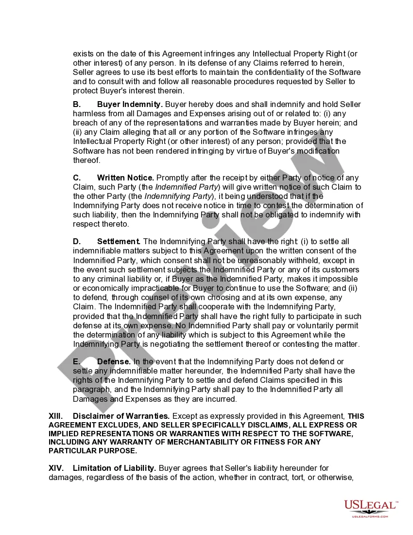 Get Software Sales Agreement Preview Software Sales Agreement