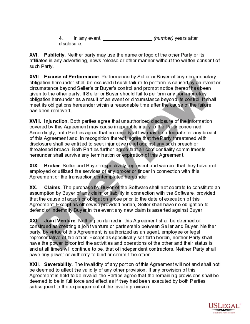 Get Software Sales Agreement Preview Software Sales Agreement