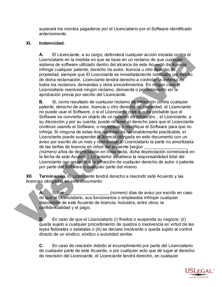 Preview Contrato de licencia de software orientado al proveedor, no exclusivo, intransferible y perpetuo