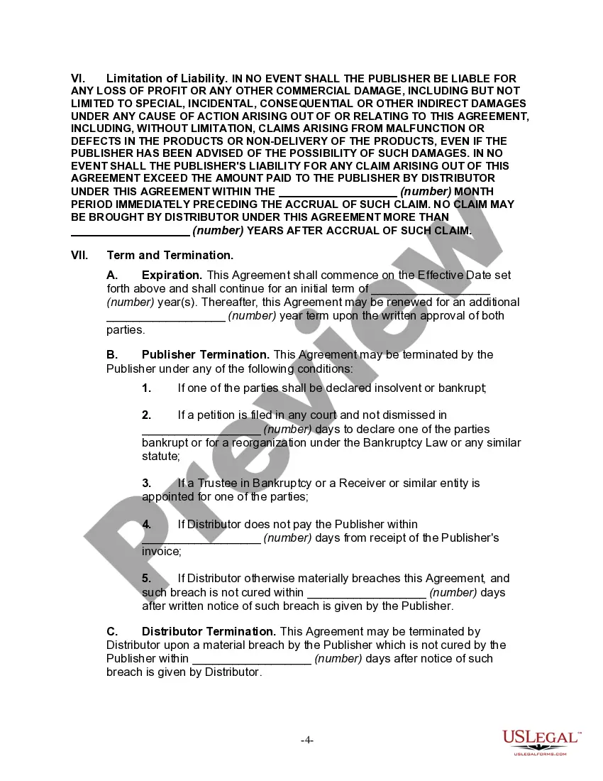 Get Software Distribution Agreement between Publisher and Distributor Preview Software Distribution Agreement between Publisher and Distributor