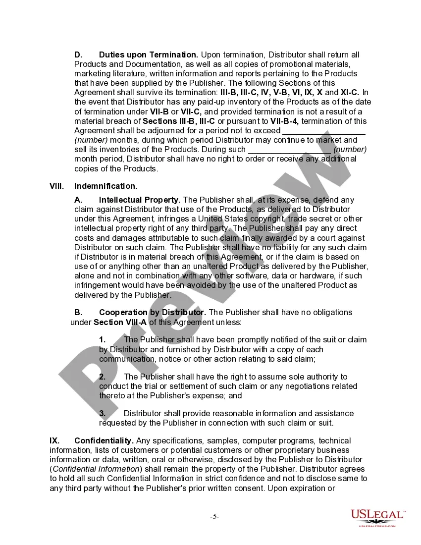Get Software Distribution Agreement between Publisher and Distributor Preview Software Distribution Agreement between Publisher and Distributor
