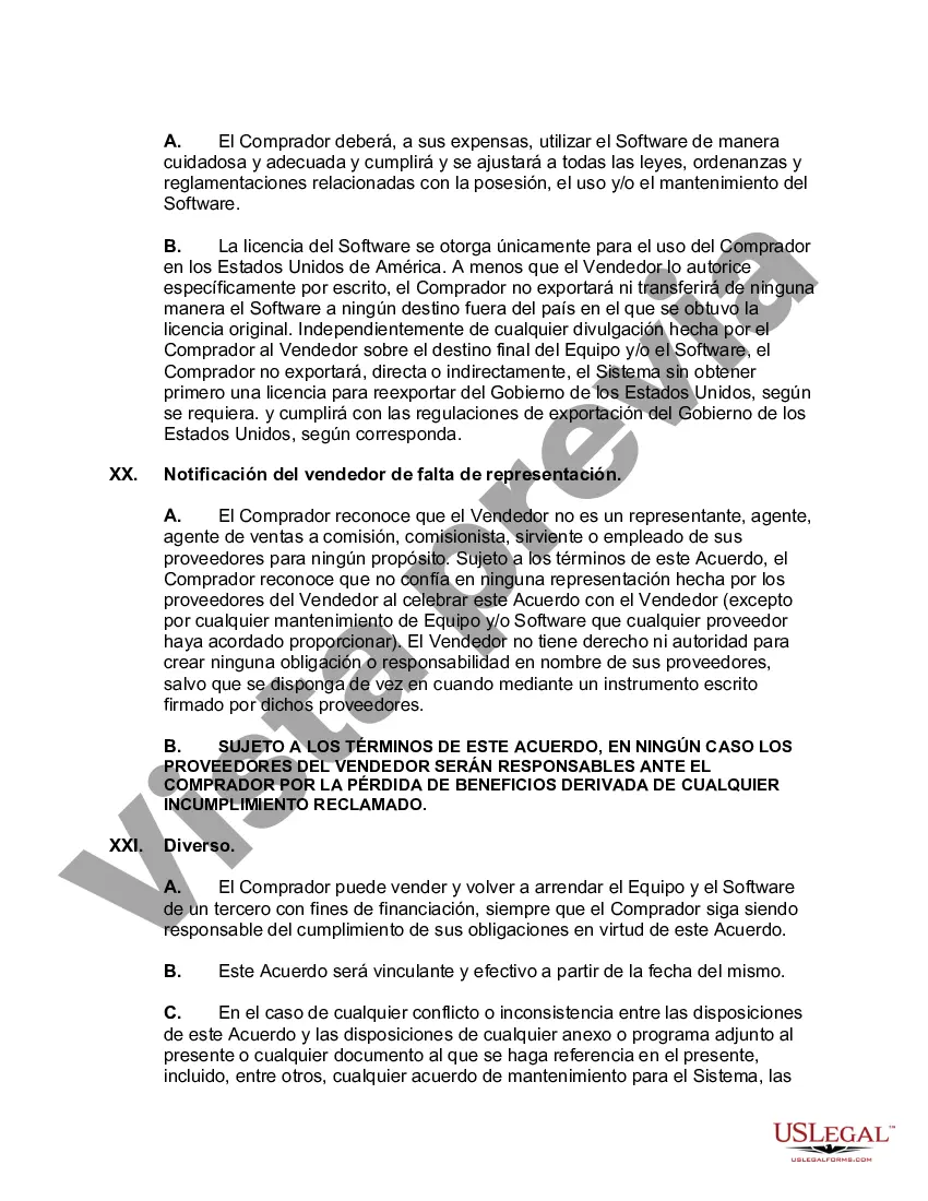 Preview Acuerdo de compra de hardware y licencia de software