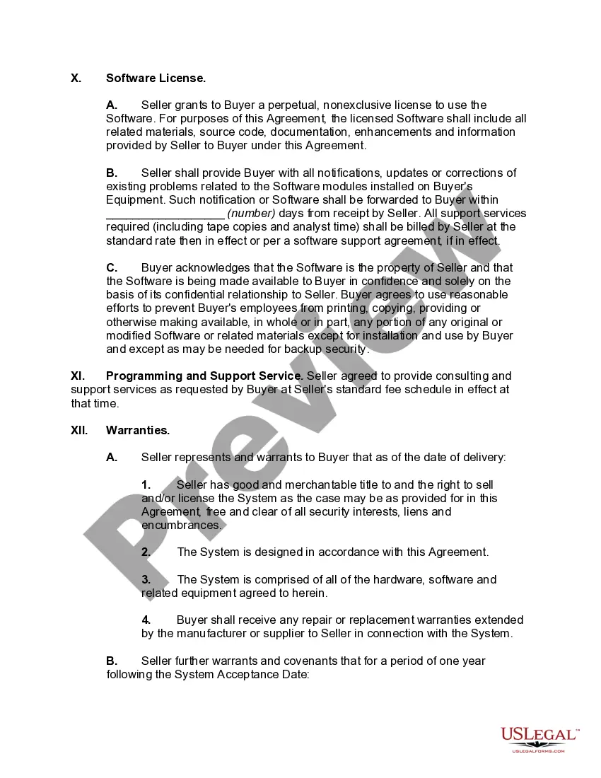 Get Hardware Purchase and Software License Agreement Preview Hardware Purchase and Software License Agreement