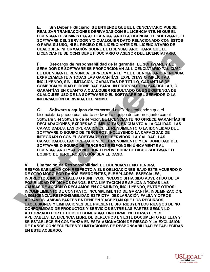 Preview Acuerdo de licencia de software orientado al proveedor con opción de período de prueba