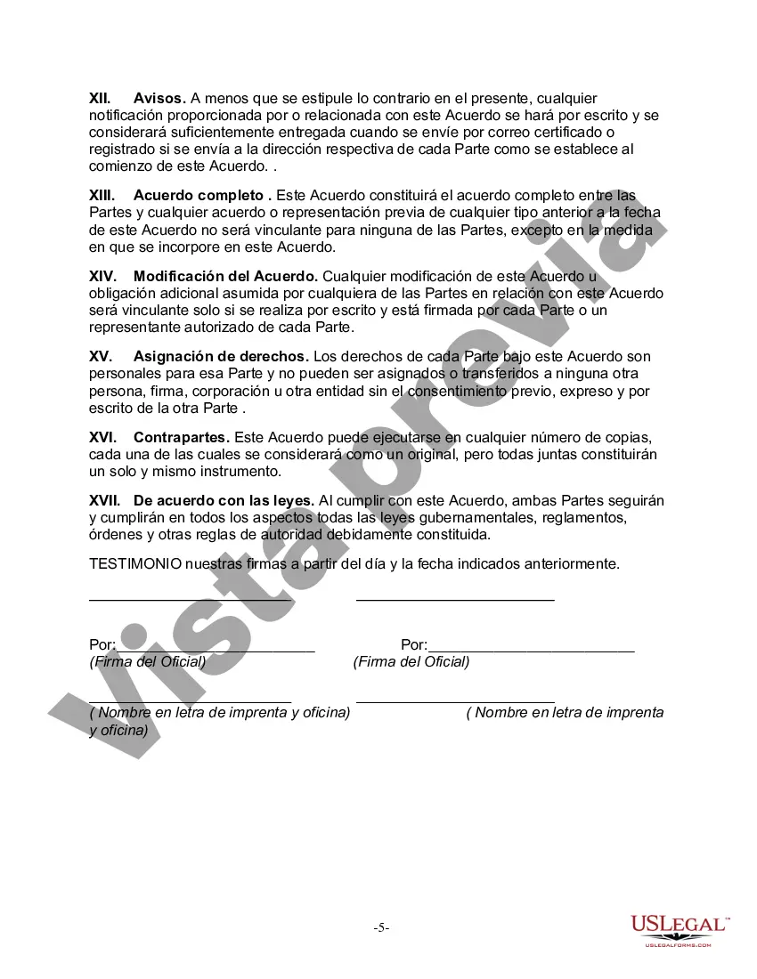 Preview Acuerdo de conciliación para disputas que surjan del Acuerdo de desarrollo de software conjunto donde el desarrollador continúa siendo propietario y otorga licencia de software desarrollado en conjunto