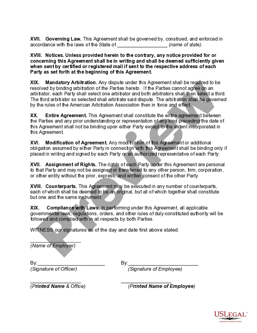 Preview Employment Non- Disclosure, Non- Solicitation, and Intellectual Property Assignment Agreement