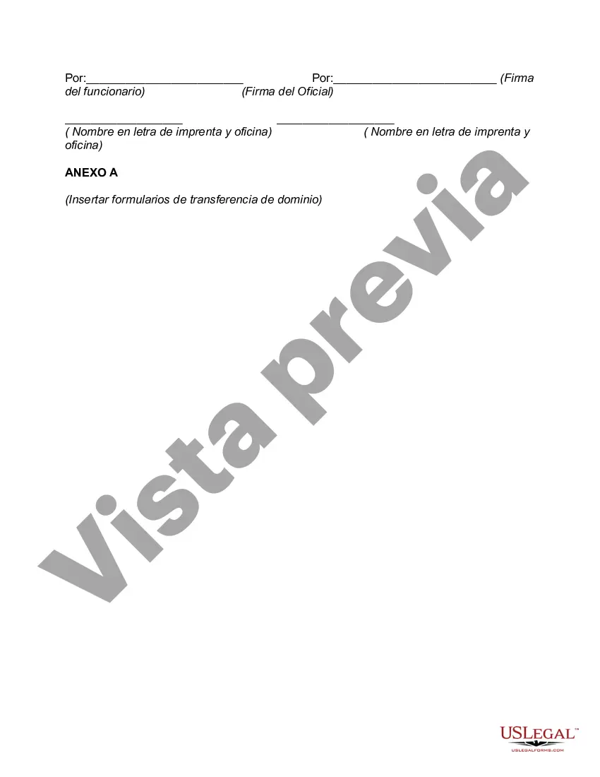 Preview Acuerdo de conciliación que prevé la transferencia del nombre de dominio