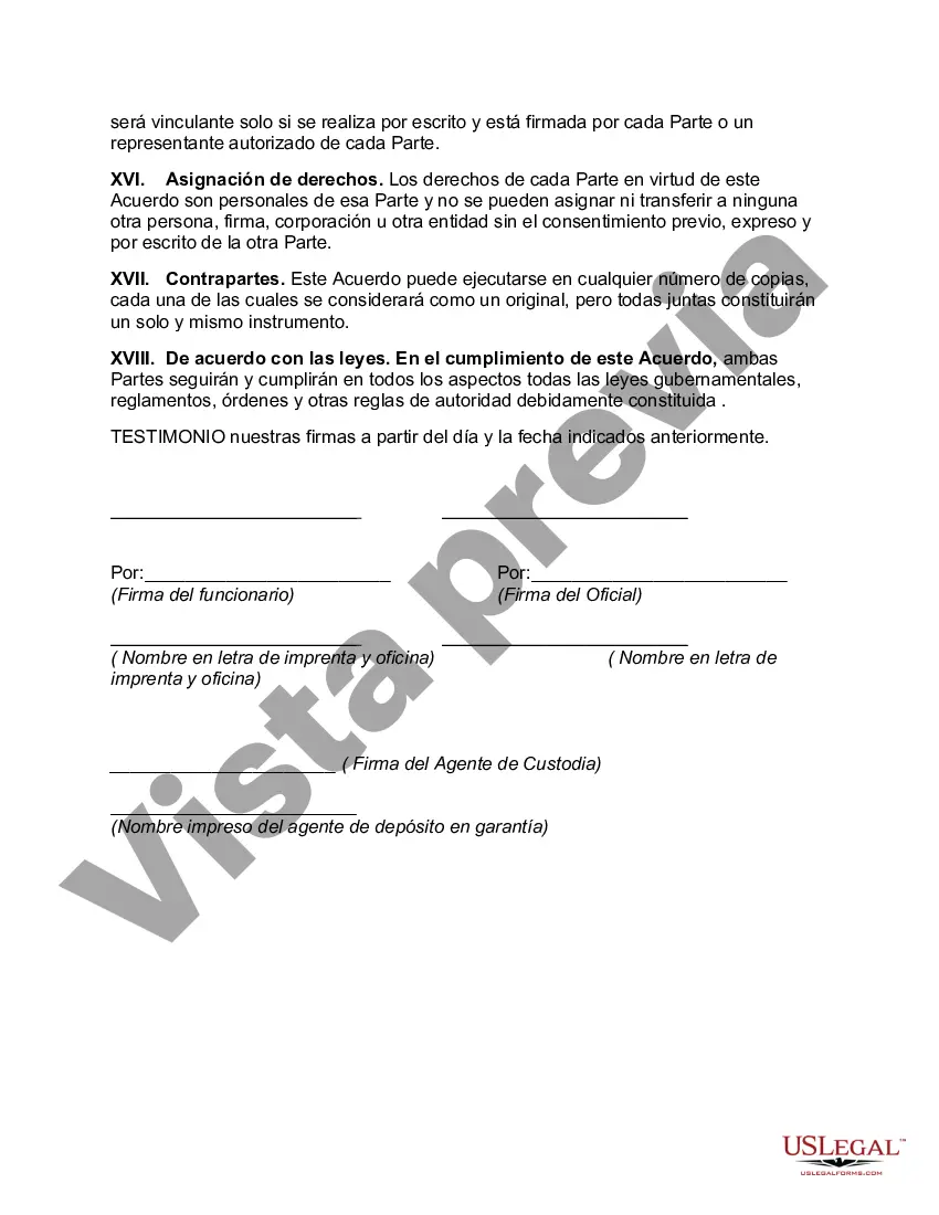 Get Acuerdo de custodia del código fuente orientado al usuario Preview Acuerdo de custodia del código fuente orientado al usuario