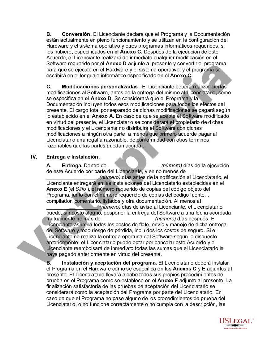 Preview Acuerdo de licencia de software orientado al licenciatario