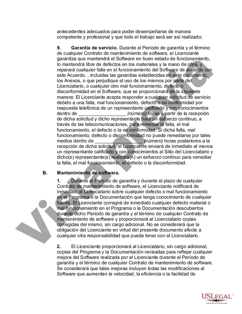 Preview Acuerdo de licencia de software orientado al licenciatario