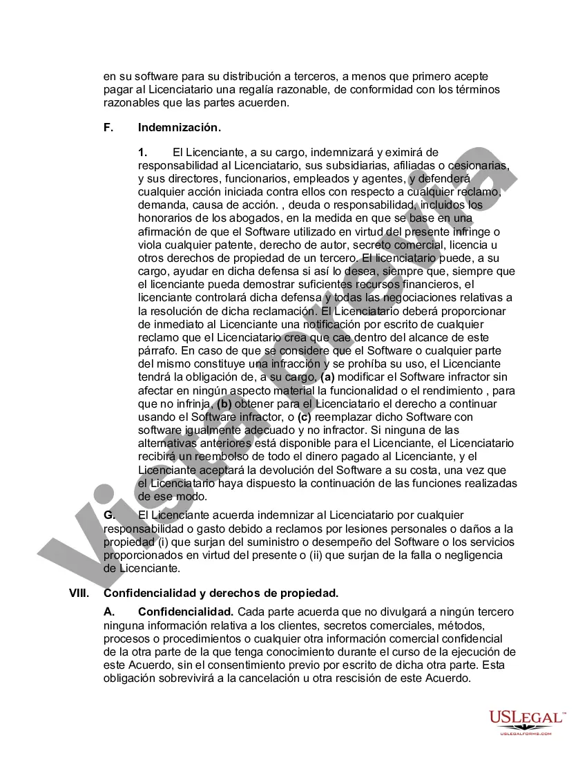 Preview Acuerdo de licencia de software orientado al licenciatario