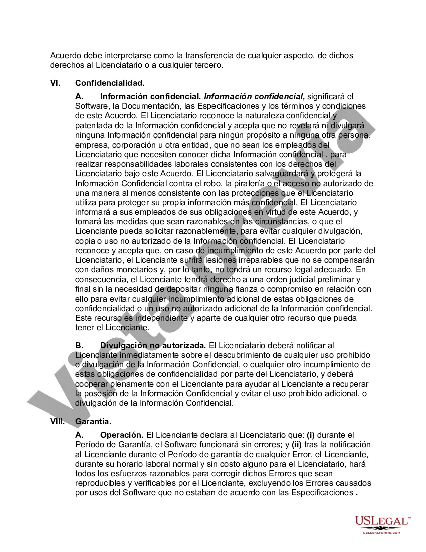 Preview Acuerdo de licencia de software orientado al licenciante