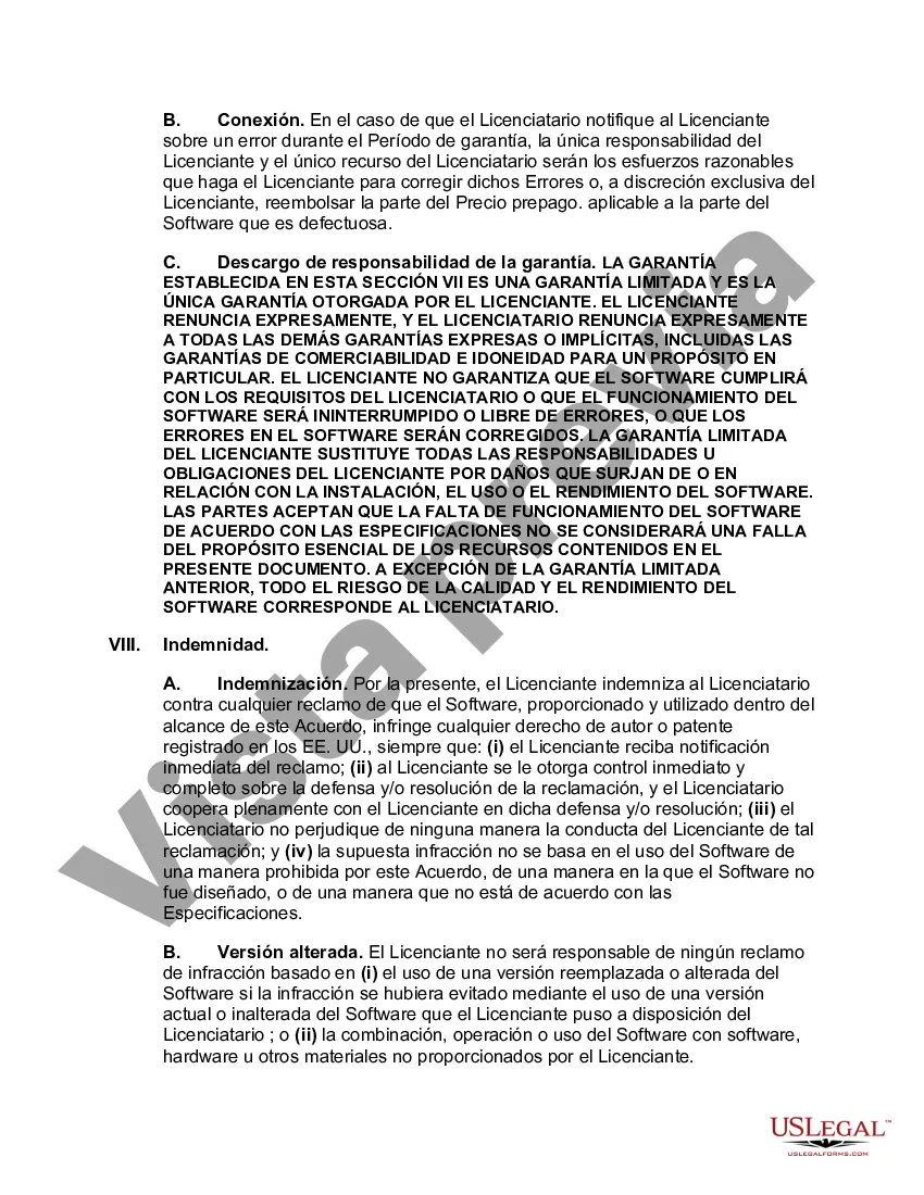 Preview Acuerdo de licencia de software orientado al licenciante