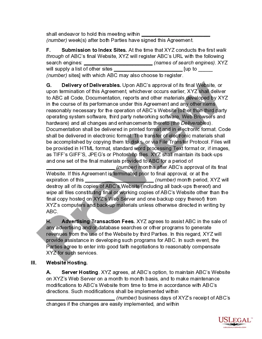 Get Website Development Agreement Preview Website Development Agreement