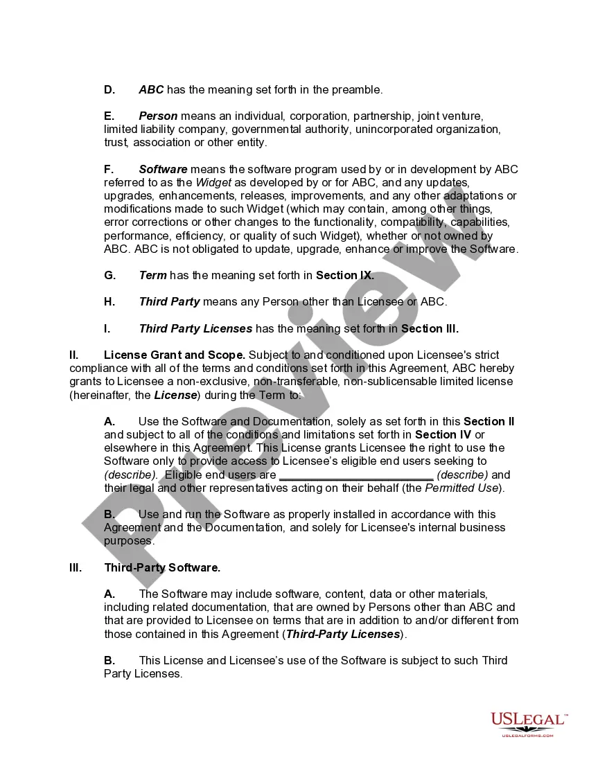 Get Click-Wrap Software License Agreement Preview Click-Wrap Software License Agreement