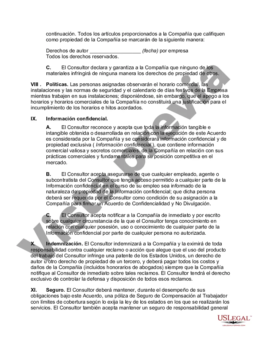 Preview Acuerdo de consultoría orientada al usuario