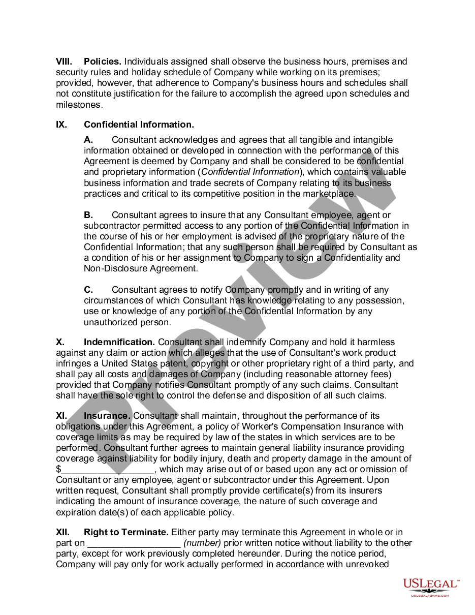page 2 User Oriented Consulting Agreement preview