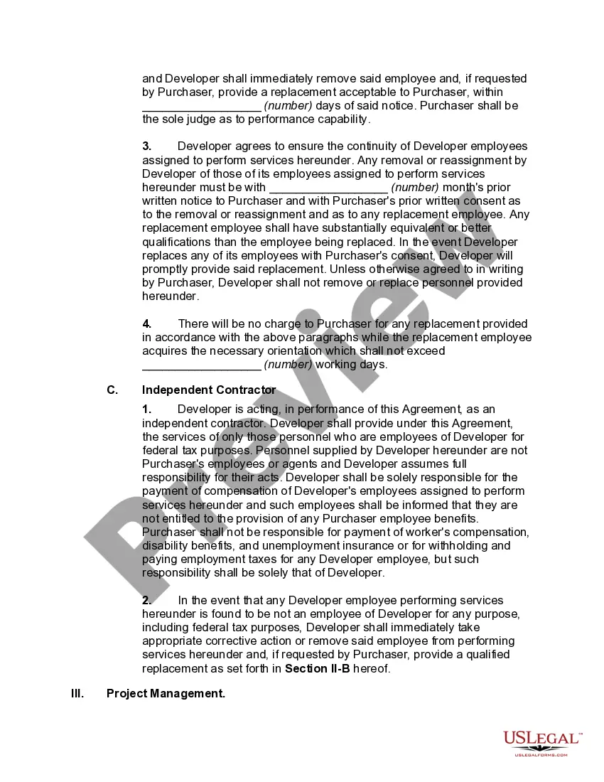 Get Software and Equipment Development Agreement Preview Software and Equipment Development Agreement