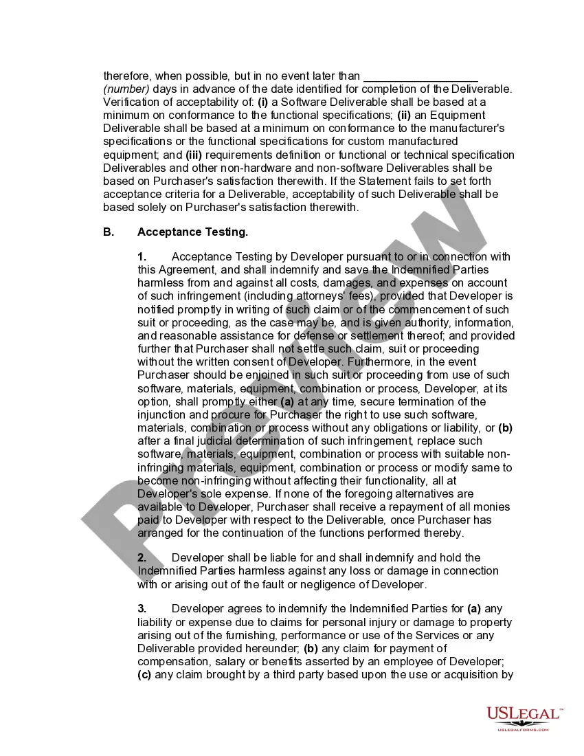 Get Software and Equipment Development Agreement Preview Software and Equipment Development Agreement